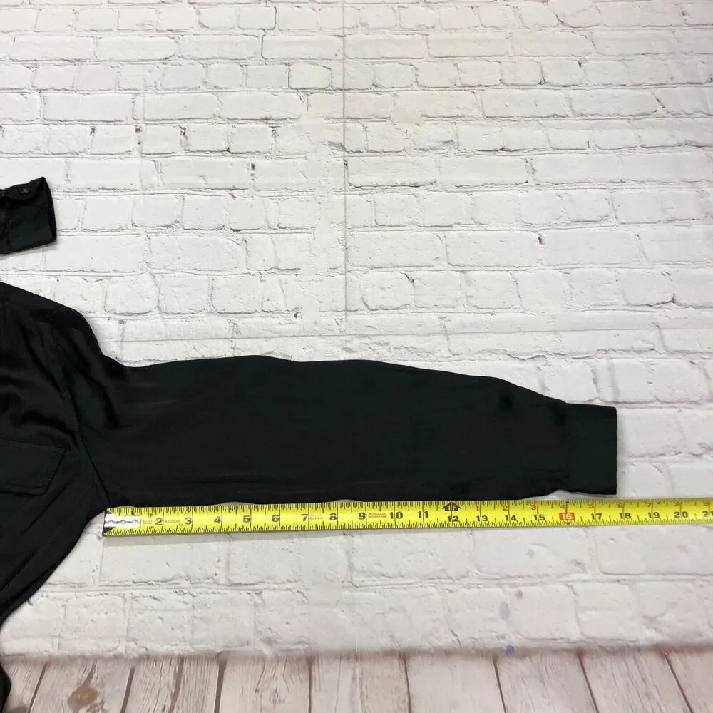 Banana Republic Black Button Down Shirt - Picture 5 of 14